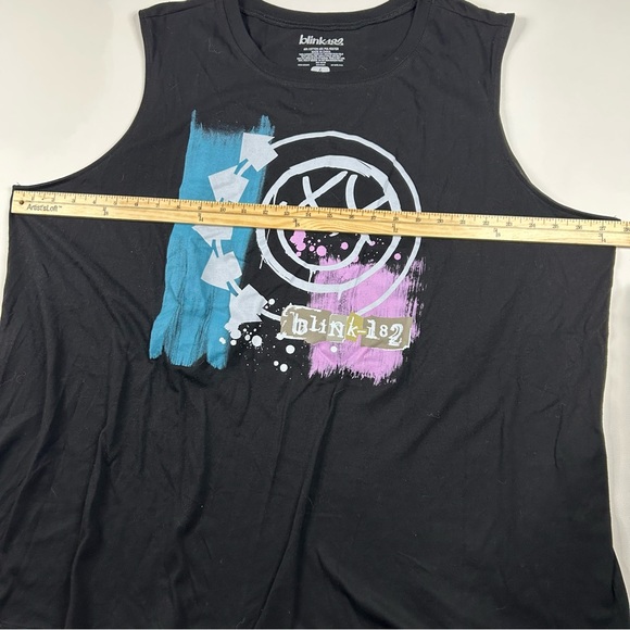 NWOT Blink-182 ‘Buzzed Face’ Tom DeLonge Mark Hoppus Tour Tank Top Shirt 4x - Picture 5 of 6